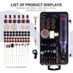 Engraving Pen Kit Rechargeable Cordless 82 Accessories Engraving Tool for Metal,Wood,Glass,Plastic, Stone - Etching Pen - Image 2