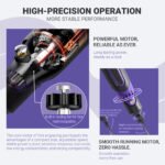 Engraving Pen Kit Rechargeable Cordless 82 Accessories Engraving Tool for Metal,Wood,Glass,Plastic, Stone - Etching Pen - Image 3