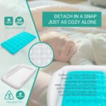 Fly Inflatable Toddler Travel Bed with Sides Portable Blow-Up Kids Air Mattress for Baby Child Compact Foldable Crib Alternative Built-in Pump - Image 3