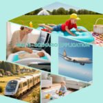 Fly Inflatable Toddler Travel Bed with Sides Portable Blow-Up Kids Air Mattress for Baby Child Compact Foldable Crib Alternative Built-in Pump - Image 6