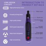 Engraving Pen Kit Rechargeable Cordless 82 Accessories Engraving Tool for Metal,Wood,Glass,Plastic, Stone - Etching Pen - Image 7