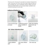 Fly Inflatable Toddler Travel Bed with Sides Portable Blow-Up Kids Air Mattress for Baby Child Compact Foldable Crib Alternative Built-in Pump - Image 8